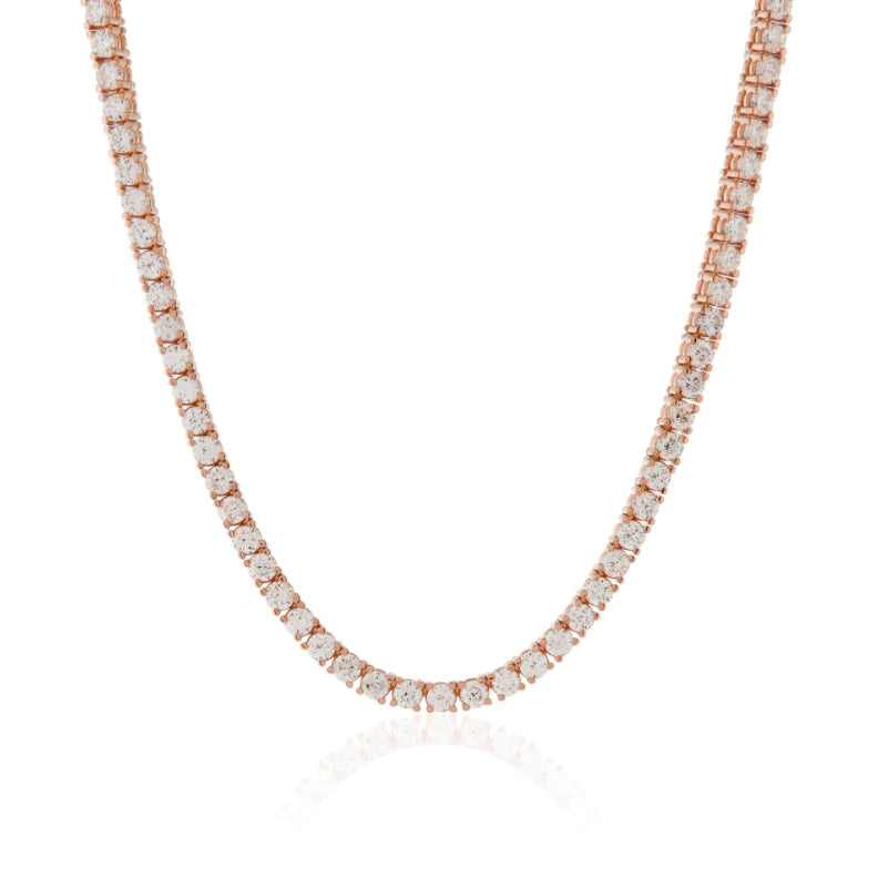 Rose Gold Diamond Necklace