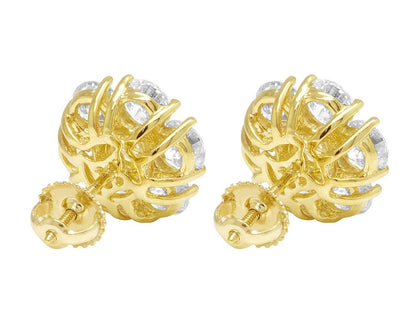 Diamond Cluster Earrings