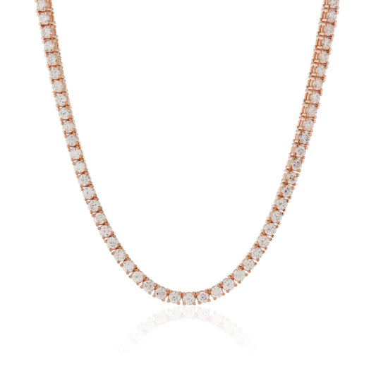 Rose Gold Diamond Necklace
